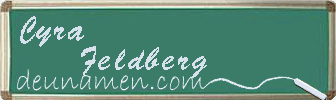 Cyra Feldberg Visitenkarte